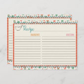 Suiker en Kruiden Receptkaarten Aankondigingskaart (Voorkant / Achterkant)