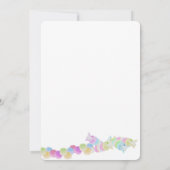 Suiker en Snoep van zoet Baby shower Kaart (Achterkant)