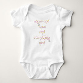 Suiker en specerij, babymeisje romper