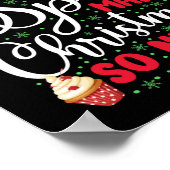 Suiker en specerij bakken maken kerstmis zo mooi poster (Hoek)