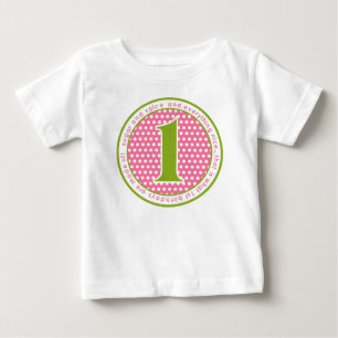 Suiker en specerij eerste verjaardag T shirt