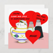 Suiker en specerij - Kaart van oude, gesmolten Val (Voorkant / Achterkant)