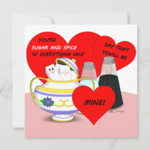 Suiker en specerij - Kaart van oude, gesmolten Val