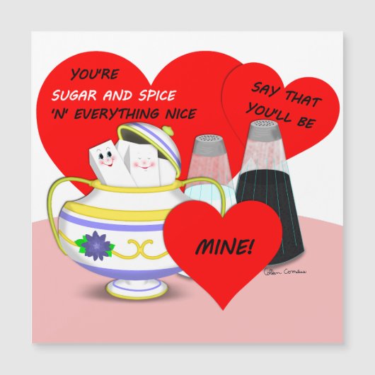 Suiker en specerij - Kaart van oude, gesmolten Val (Voorkant)