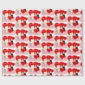 Suiker en specerij - Kaart van oude, gesmolten Val Cadeaupapier (Vlak)