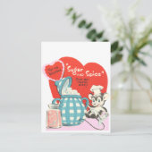 Suiker en specerijen briefkaart (Staand voorkant)