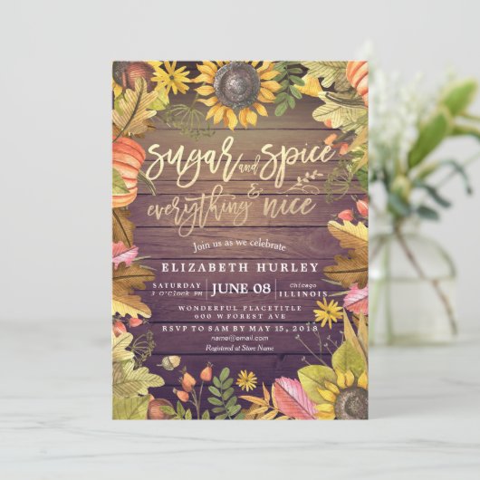 Suiker en specerijen en alles wat in het najaar va kaart (Staand voorkant)