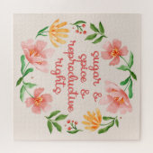 Suiker en specerijen en reproductieve rechten III Legpuzzel (Horizontaal)