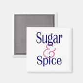 Suiker en specerijen magneet (Voorkant / Achterkant)