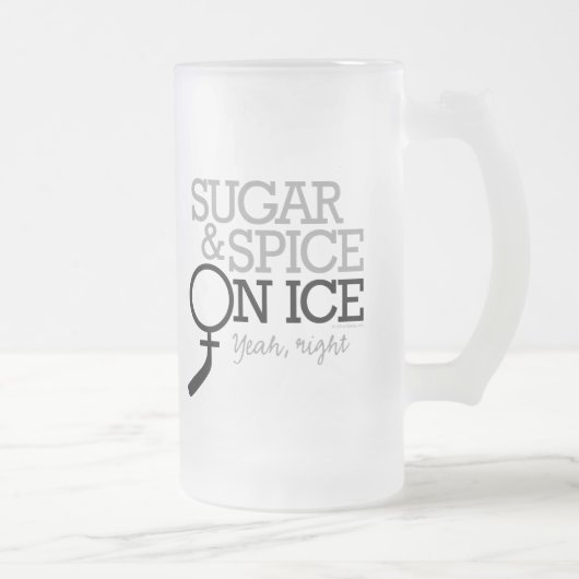 suiker en specerijen op ijs matglas bierpul (Rechts)