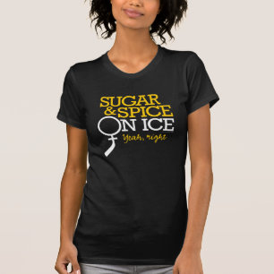 Suiker en specerijen op ijs t-shirt
