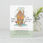 Suiker- en specerijkeukenhuis DecorPartij Kaart (Staand voorkant)