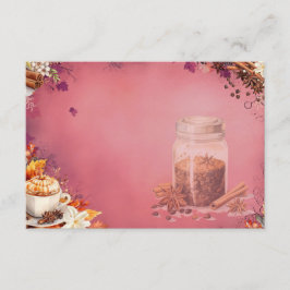 Suiker en Spice Blank Recept Kaart