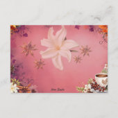 Suiker en Spice Blank Recept Kaart (Achterkant)