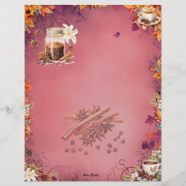 Suiker en Spice Blank Volledige Pagina Recept