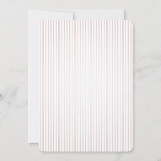 Suiker en Spice Cupcake Baby Meisje Douche Uitnodi Kaart (Achterkant)