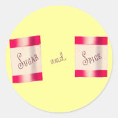 Suiker en Spice Stickers (Voorkant)