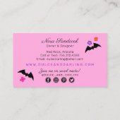 Suiker Floral Calavera Papel Picado Boutique Visitekaartje (Achterkant)