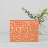 Suiker Folie Feestdagen Briefkaart (Staand Voorkant)