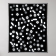 Suiker Gecoate Regen Z&W Poster