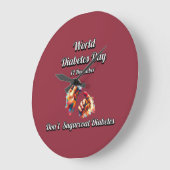 Suiker geen diabetes. Werelddiabetesdag. Grote Klok (Hoek)