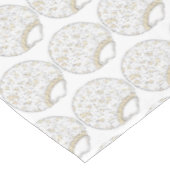 Suiker, gevuld met room, donut Doughnut Food Tafelkleed (Gekanteld)