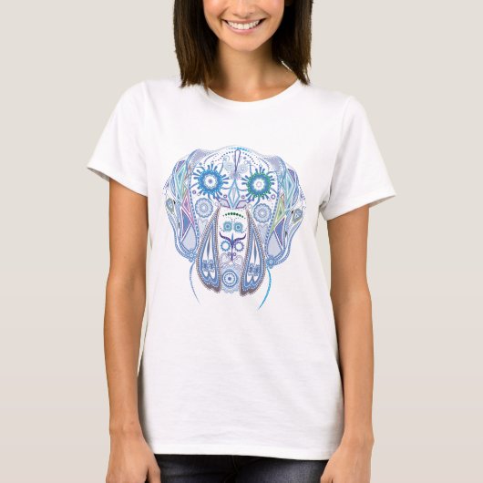 Suiker Great Dane Schedel T-shirt (Voorkant)