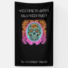 Suiker halloween Chalkboard Spandoek