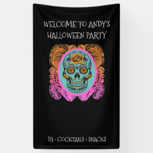 Suiker halloween Chalkboard Spandoek