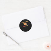 Suiker is niet alles ronde sticker (Envelop)