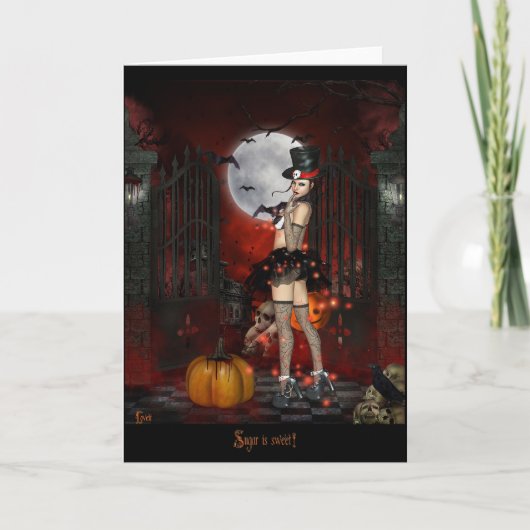 Suiker is zoet kaart (Voorkant)