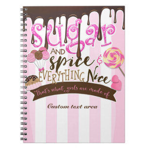 SUIKER KANEEL & ALLES IS LIEF Notitieboek Journaal