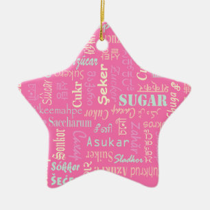 Suiker Keramisch Ornament
