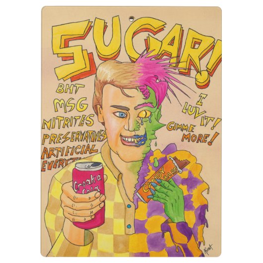 Suiker! Klembord (Achterkant)