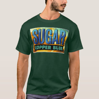 Suiker Koper Blauw Fan Kunst cadeau T-shirt