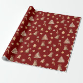 Suiker & kruid Kerstmis! Cadeaupapier (Uitgerold)
