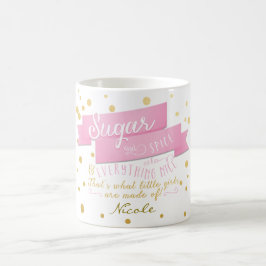 Suiker & Kruiden Alles Roze & Goud Koffiemok