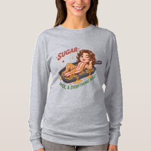 Suiker, Kruiden en Alles Leuk – Sassy Meisje T-shirt