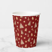 Suiker & kruiden Kerst! Papieren Bekers (Achterkant)