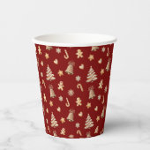 Suiker & kruiden Kerst! Papieren Bekers (Voorkant)