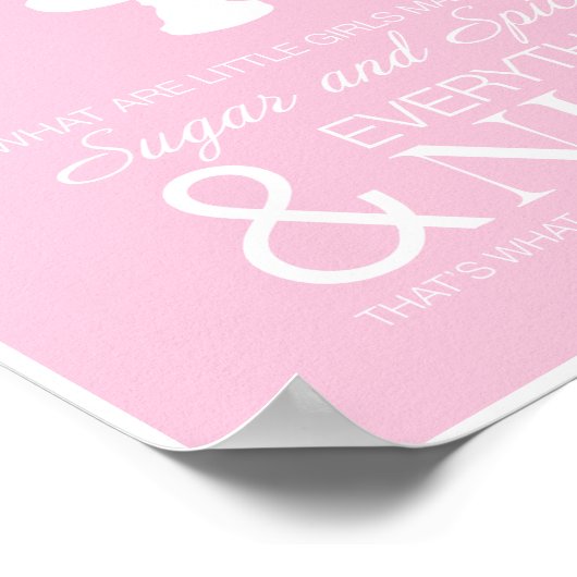 Suiker & Kruiden Poster (Hoek)