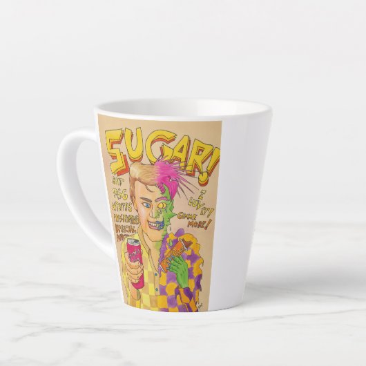 Suiker! Latte Mok (Linkerhoek)