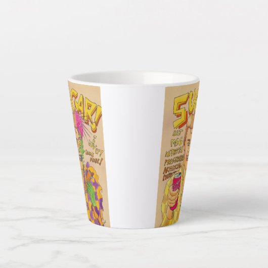 Suiker! Latte Mok (Voorkant)