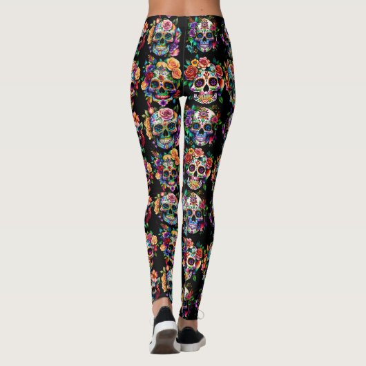 Suiker Leggings van de schedeldans - Koel (Achterkant)