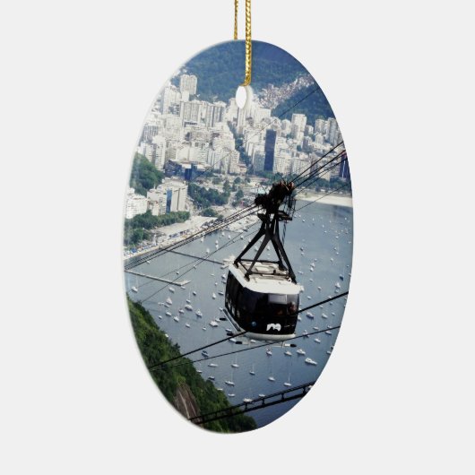 Suiker Loaf gondola Keramisch Ornament (Rechts)