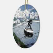 Suiker Loaf gondola Keramisch Ornament (Links)