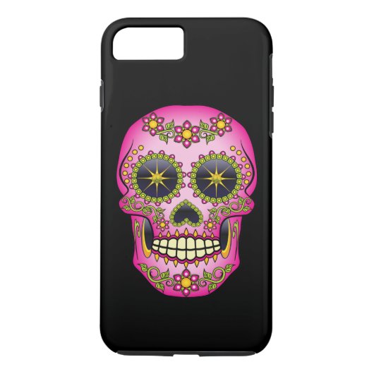 Suiker magenta Floral Case-Mate iPhone Case (Achterkant)