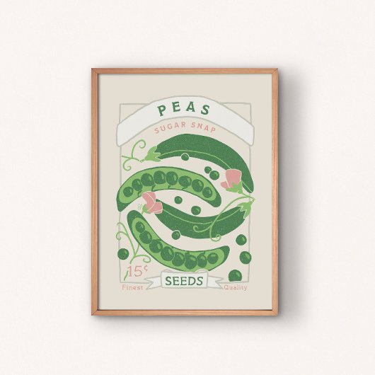 Suiker magnetisch paaszaad poster