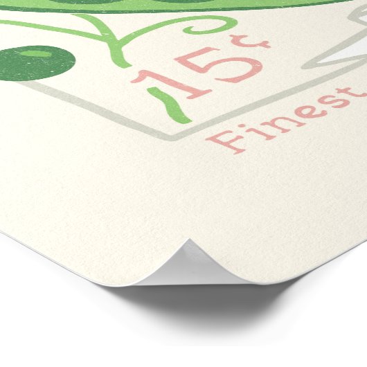 Suiker magnetisch paaszaad poster (Hoek)