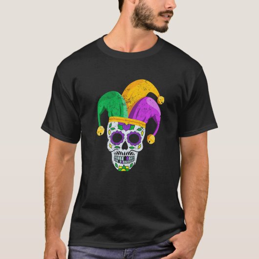 Suiker Mardi Gras Party Apparel Mannen Vrouwen Kin T-shirt (Voorkant)